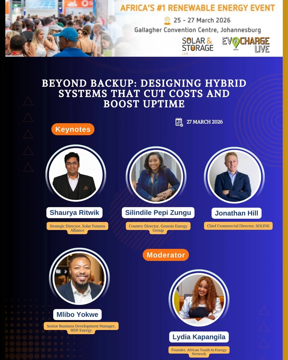 Solar & Storage Live Africa 2026, Beyond Backup keynote panel